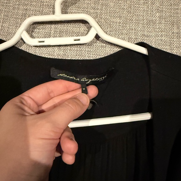 Chic Black Long Sleeve Dress - Picture 2 of 2